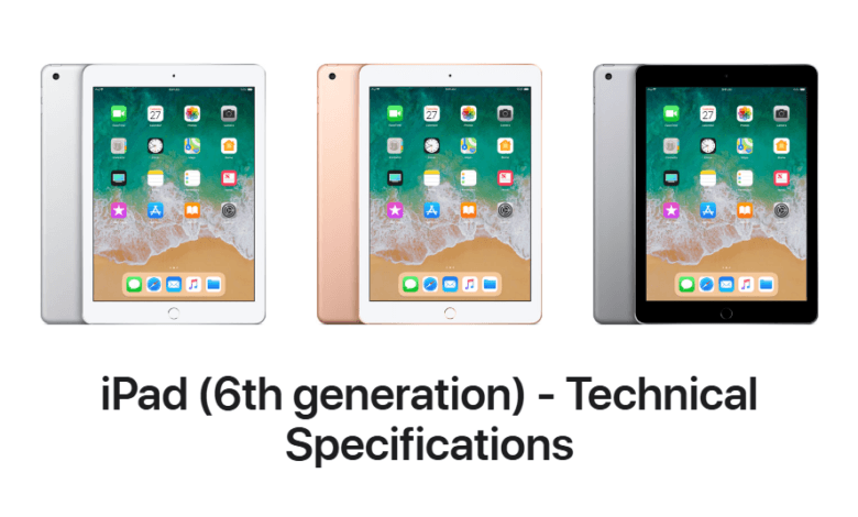 ipad 6th generation